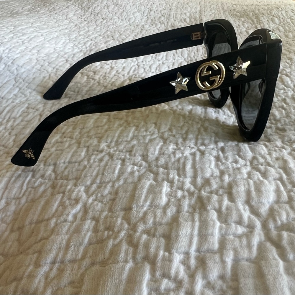 Authentic Gucci Round-Frame Acetate Sunglasses Wi… - image 7